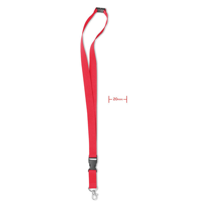 Lanyard with metal hook 20 mm
