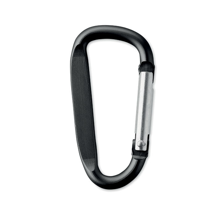 Carabiner clip in aluminium