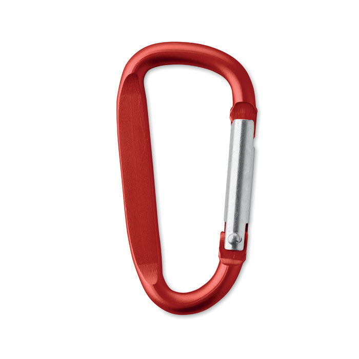 Carabiner clip in aluminium