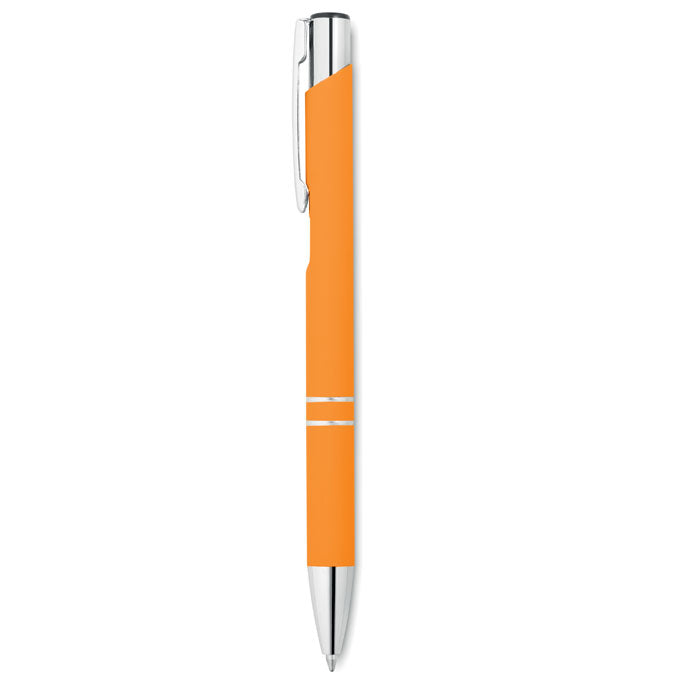 Ball pen in rubberised finish