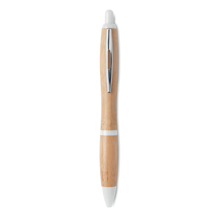 Ball pen in ABS and bamboo
