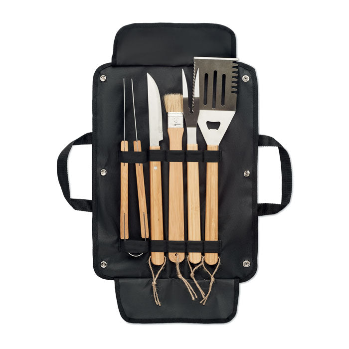 5 BBQ tools in pouch