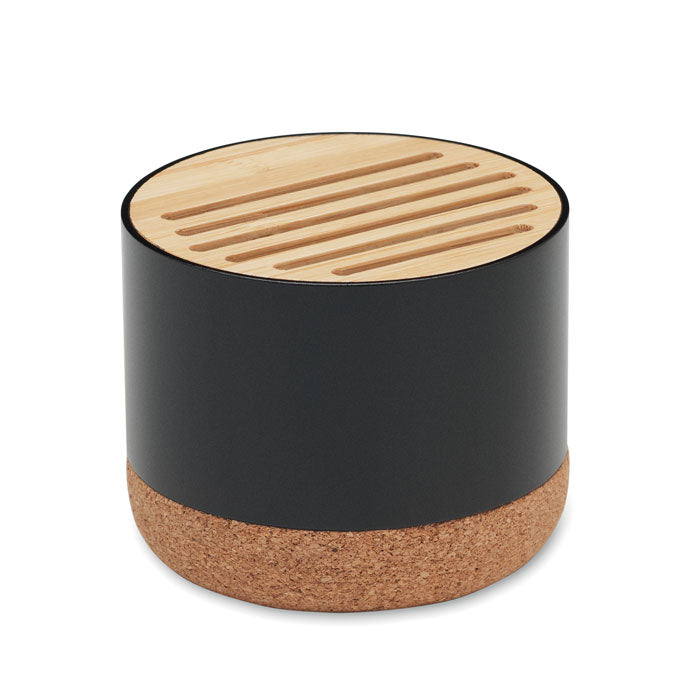 Cork and aluminium speaker