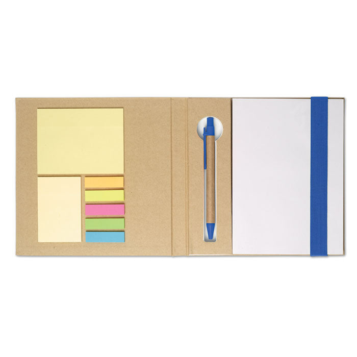 Notebook with memo set and pen